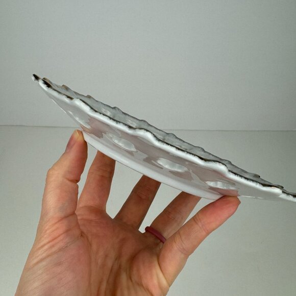 Vtg Alaska USA Souvenir Decorative Plate Dish Gold Accent Imagery Wildlife 7inch - Picture 6 of 12